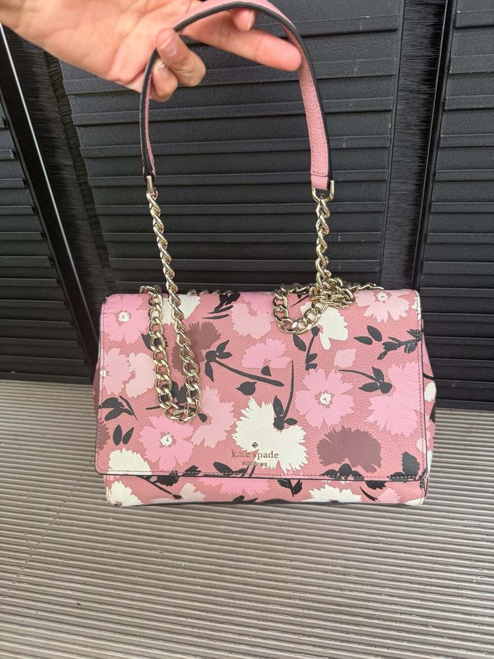 Kate Spade Briar Lane Gala Floral Convertible Chain Shoulder Bag